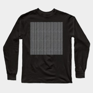 Herringbone Grey Long Sleeve T-Shirt